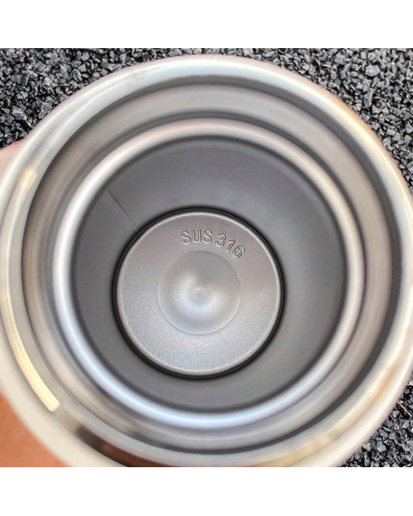 Φορητό παγούρι-θερμός με κούπα - 650ml - 954149 - Purple