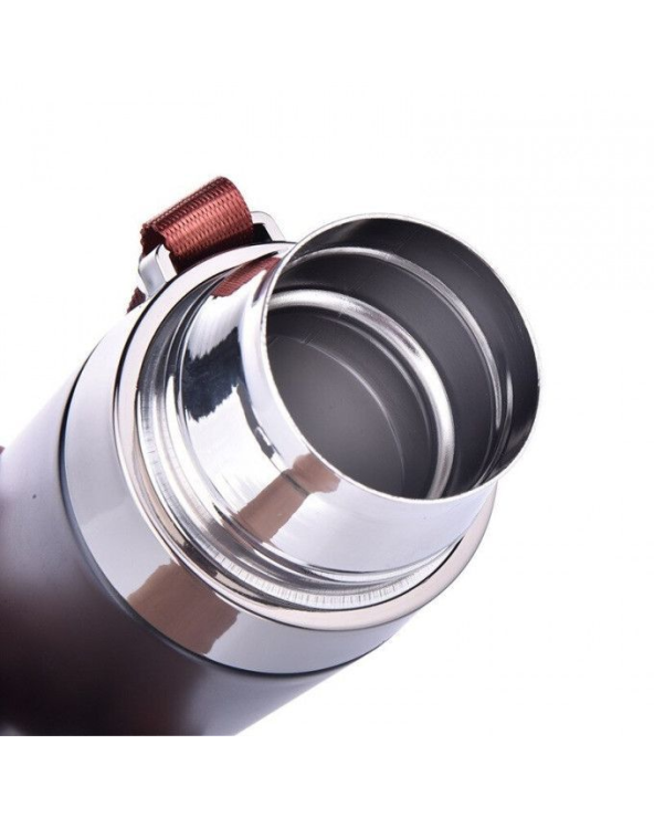 Φορητό παγούρι-θερμός με ποτήρι - 750ml - 954279 - Silver