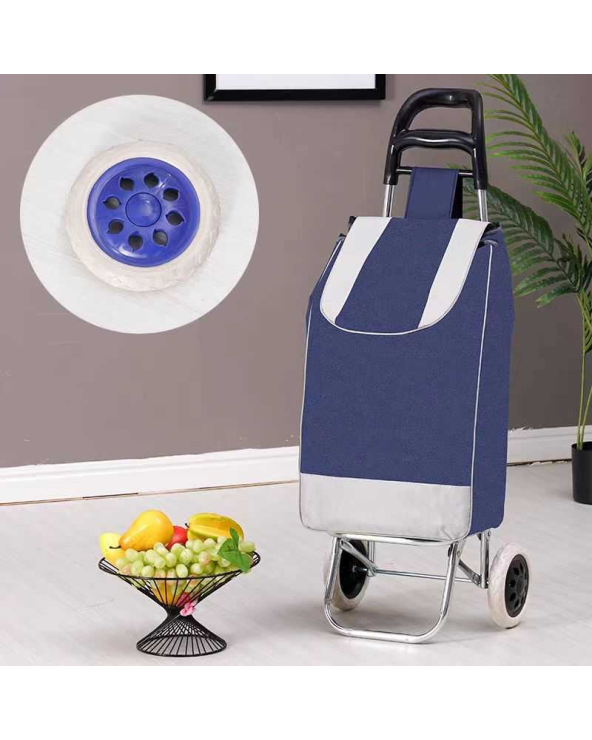 Υφασμάτινο καρότσι λαϊκής - ZZ 302B-2X - 981263 - Blue