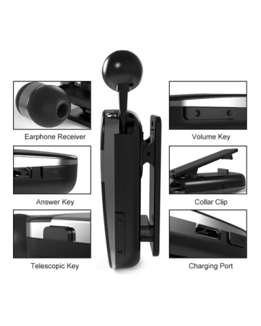 Ασύρματο ακουστικό Bluetooth - K53 - 231011K53 - Black