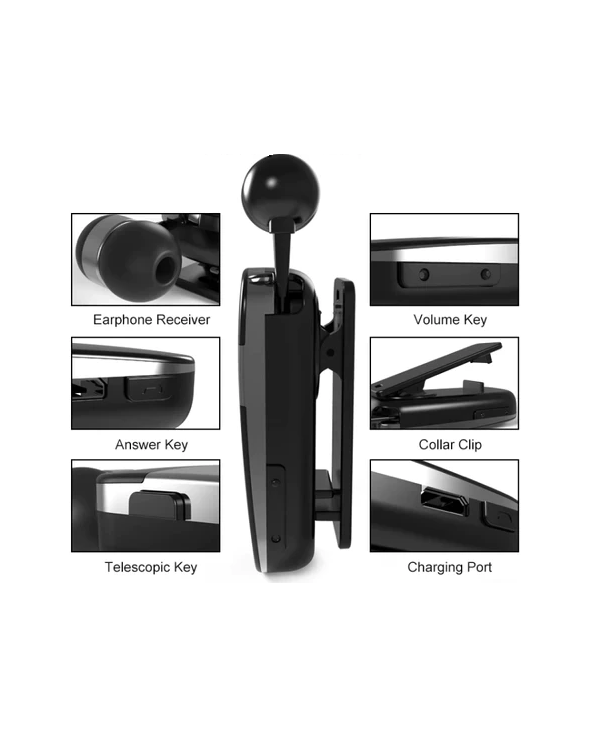 Ασύρματο ακουστικό Bluetooth - K53 - 231011K53 - Grey