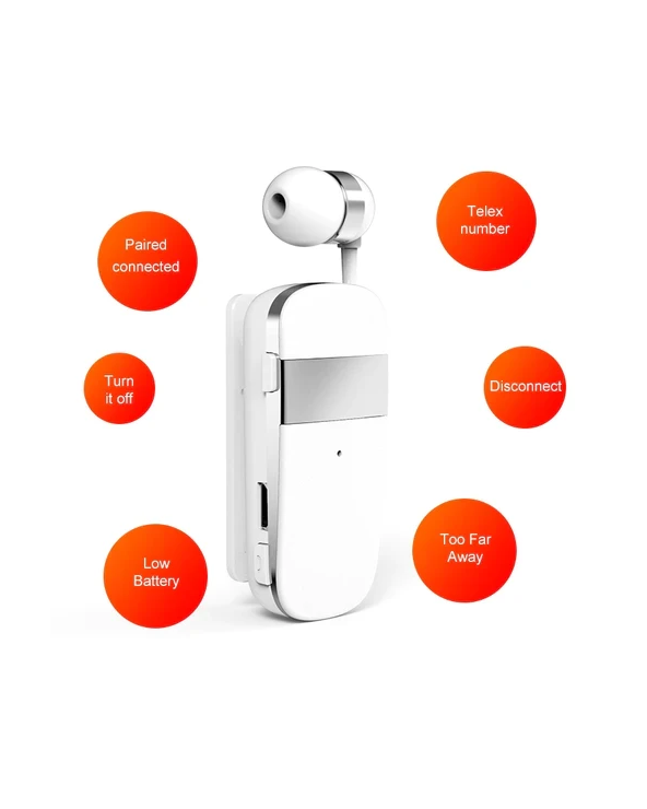 Ασύρματο ακουστικό Bluetooth - K53 - 231011K53 - White