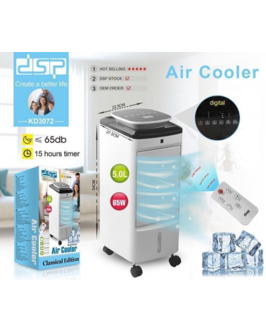 Φορητό κλιματιστικό με δοχείο 5 λίτρων - Air Cooler - KD3072  - DSP