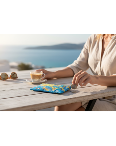 Πορτοφόλι Souvenir μπρελόκ - Σετ 10pcs - PVC - Chalkidiki - 16*10cm