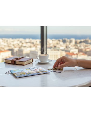 Πορτοφόλι Souvenir μπρελόκ - Σετ 10pcs - PVC - Thessaloniki - 16*10cm