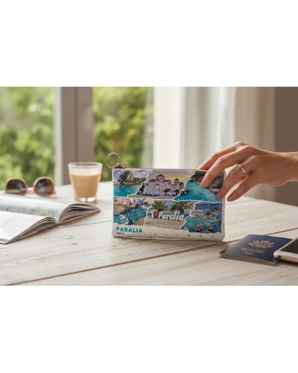 Πορτοφόλι Souvenir μπρελόκ - Σετ 10pcs - PVC - Paralia - 16*10cm