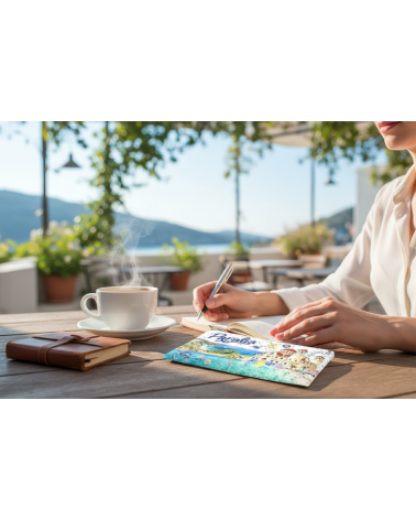 Πορτοφόλι Souvenir μπρελόκ - Σετ 10pcs - PVC - Paralia - 16*10cm