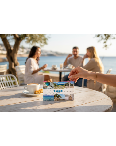 Πορτοφόλι Souvenir μπρελόκ - Σετ 10pcs - PVC - Thassos - 16*10cm