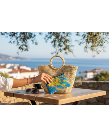 Πορτοφόλι Souvenir μπρελόκ - Σετ 10pcs - PVC - Chalkidiki - 11*7cm