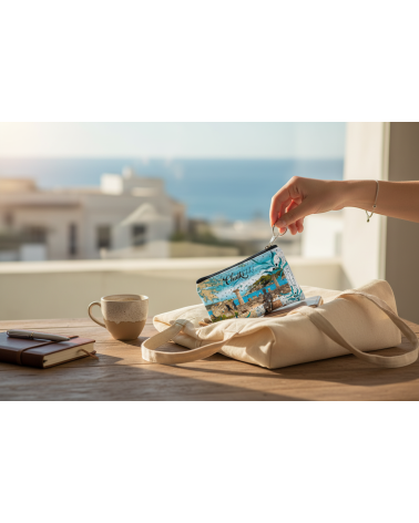 Πορτοφόλι Souvenir μπρελόκ - Σετ 10pcs - PVC - Chalkidiki - 11*7cm