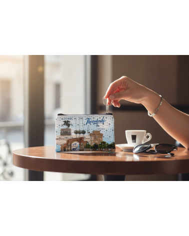 Πορτοφόλι Souvenir μπρελόκ - Σετ 10pcs - PVC - Thessaloniki - 11*7cm