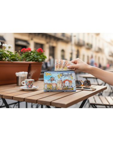 Πορτοφόλι Souvenir μπρελόκ - Σετ 10pcs - PVC - Thessaloniki - 11*7cm