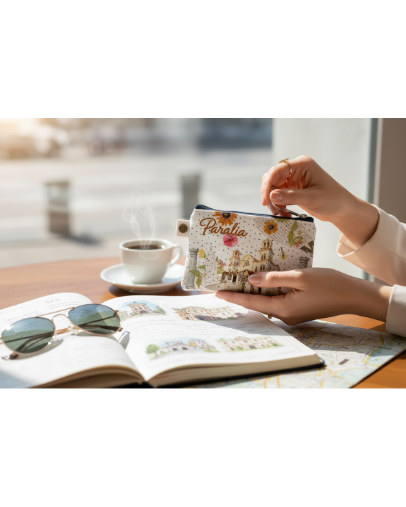 Πορτοφόλι Souvenir μπρελόκ - Σετ 10pcs - PVC - Paralia - 11*7cm