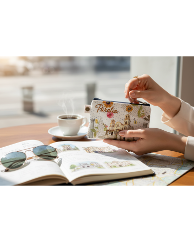 Πορτοφόλι Souvenir μπρελόκ - Σετ 10pcs - PVC - Paralia - 11*7cm