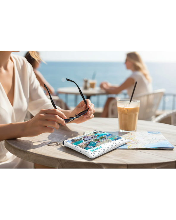 Πορτοφόλι Souvenir μπρελόκ - Σετ 10pcs - PVC - Paralia - 11*7cm