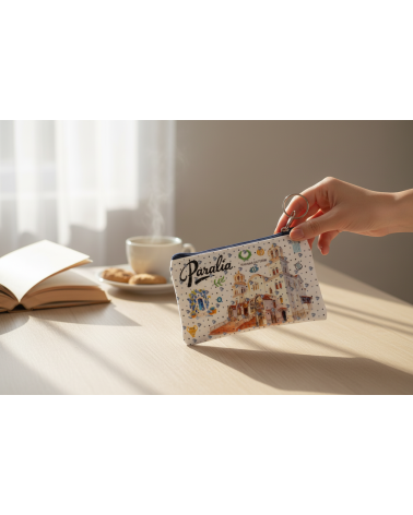 Πορτοφόλι Souvenir μπρελόκ - Σετ 10pcs - PVC - Paralia - 11*7cm