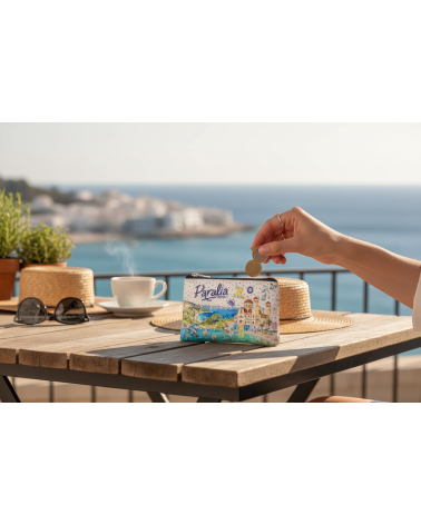 Πορτοφόλι Souvenir μπρελόκ - Σετ 10pcs - PVC - Paralia - 11*7cm