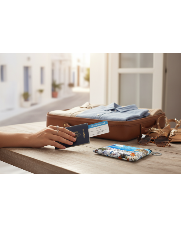 Πορτοφόλι Souvenir μπρελόκ - Σετ 10pcs - PVC - Greece - 11*7cm