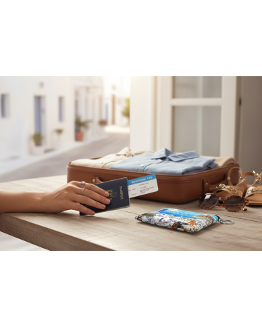 Πορτοφόλι Souvenir μπρελόκ - Σετ 10pcs - PVC - Greece - 11*7cm