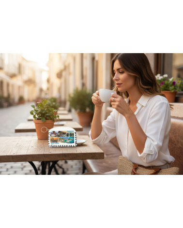 Πορτοφόλι Souvenir μπρελόκ - Σετ 10pcs - PVC - Chalkidiki - 14*9cm