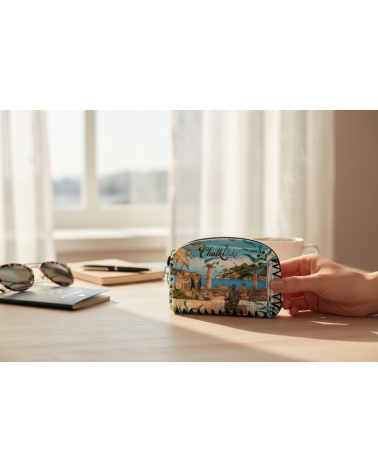 Πορτοφόλι Souvenir μπρελόκ - Σετ 10pcs - PVC - Chalkidiki - 14*9cm