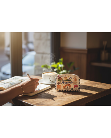 Πορτοφόλι Souvenir μπρελόκ - Σετ 10pcs - PVC - Thessaloniki - 14*9cm