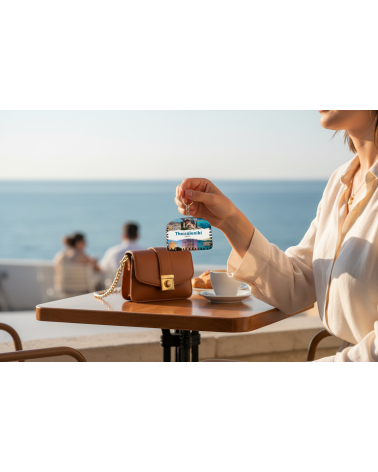 Πορτοφόλι Souvenir μπρελόκ - Σετ 10pcs - PVC - Thessaloniki - 14*9cm