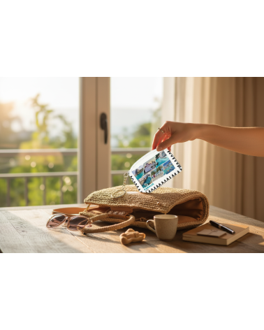 Πορτοφόλι Souvenir μπρελόκ - Σετ 10pcs - PVC - Paralia - 14*9cm