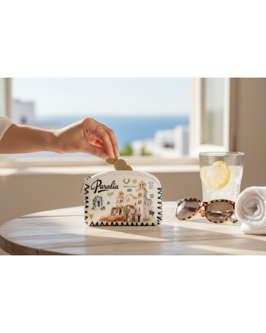 Πορτοφόλι Souvenir μπρελόκ - Σετ 10pcs - PVC - Paralia - 14*9cm