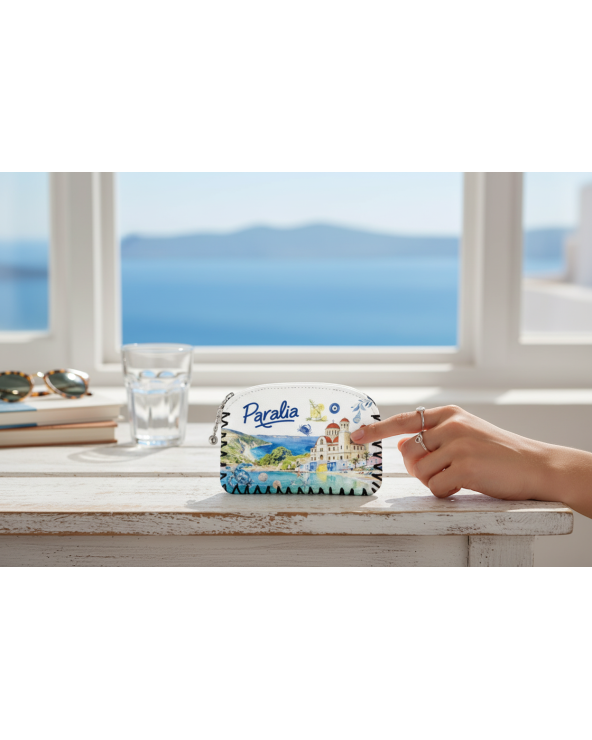 Πορτοφόλι Souvenir μπρελόκ - Σετ 10pcs - PVC - Paralia - 14*9cm