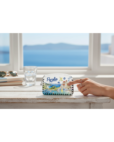 Πορτοφόλι Souvenir μπρελόκ - Σετ 10pcs - PVC - Paralia - 14*9cm