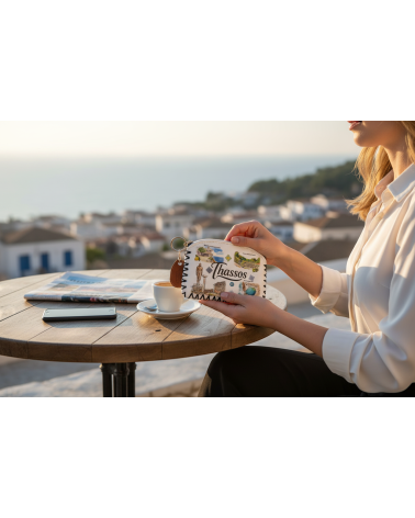 Πορτοφόλι Souvenir μπρελόκ - Σετ 10pcs - PVC - Thassos - 14*9cm