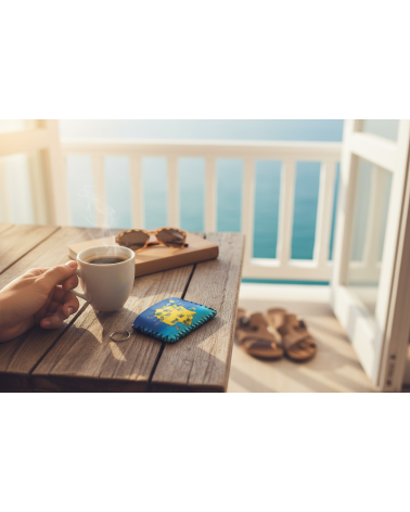 Πορτοφόλι Souvenir μπρελόκ - Σετ 10pcs - PVC - Thassos - 14*9cm