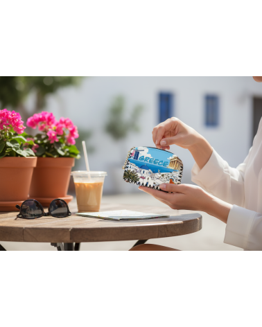 Πορτοφόλι Souvenir μπρελόκ - Σετ 10pcs - PVC - Greece - 14*9cm