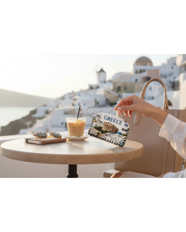 Πορτοφόλι Souvenir μπρελόκ - Σετ 10pcs - PVC - Greece - 14*9cm