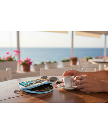 Πορτοφόλι Souvenir μπρελόκ mini - Σετ 10pcs - PVC - Chalkidiki - 10*8*3cm