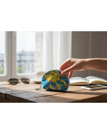 Πορτοφόλι Souvenir μπρελόκ mini - Σετ 10pcs - PVC - Chalkidiki - 10*8*3cm