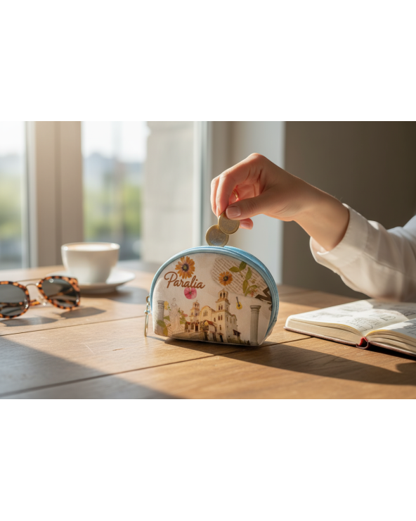 Πορτοφόλι Souvenir μπρελόκ mini - Σετ 10pcs - PVC - Paralia - 10*8*3cm