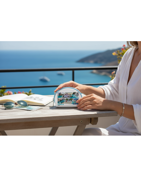 Πορτοφόλι Souvenir μπρελόκ mini - Σετ 10pcs - PVC - Paralia - 10*8*3cm