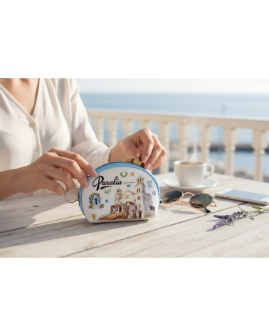 Πορτοφόλι Souvenir μπρελόκ mini - Σετ 10pcs - PVC - Paralia - 10*8*3cm