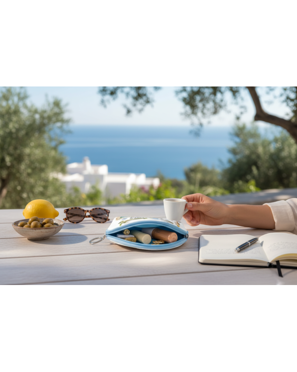 Πορτοφόλι Souvenir μπρελόκ mini - Σετ 10pcs - PVC - Thassos - 10*8*3cm