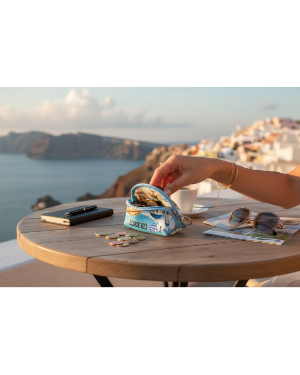 Πορτοφόλι Souvenir μπρελόκ mini - Σετ 10pcs - PVC - Greece - 10*8*3cm