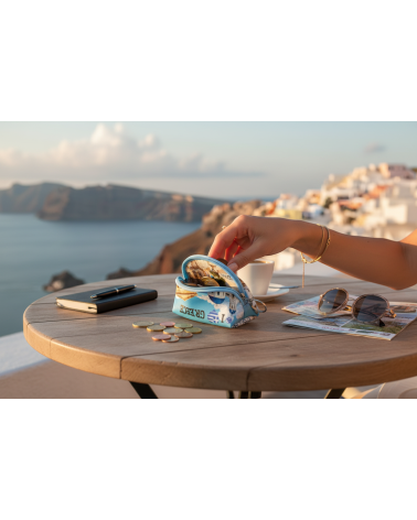 Πορτοφόλι Souvenir μπρελόκ mini - Σετ 10pcs - PVC - Greece - 10*8*3cm