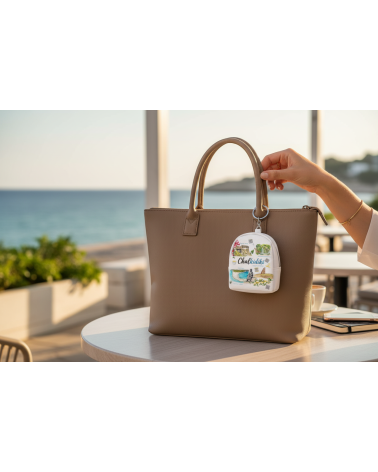 Πορτοφόλι Souvenir μπρελόκ mini - Σετ 10pcs - PVC - Chalkidiki - 7*9*4.5cm