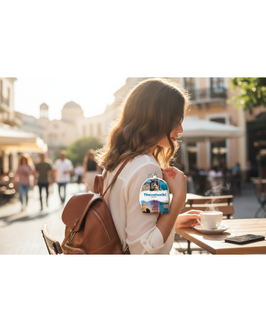 Πορτοφόλι Souvenir μπρελόκ mini - Σετ 10pcs - PVC - Thessaloniki - 7*9*4.5cm