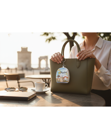 Πορτοφόλι Souvenir μπρελόκ mini - Σετ 10pcs - PVC - Thessaloniki - 7*9*4.5cm