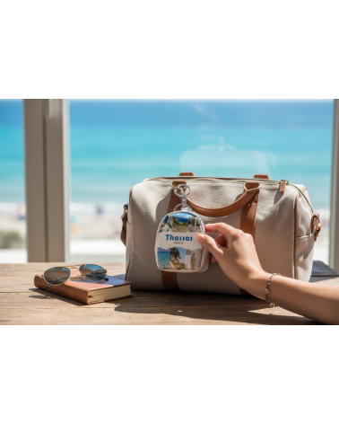 Πορτοφόλι Souvenir μπρελόκ mini - Σετ 10pcs - PVC - Thassos - 7*9*4.5cm