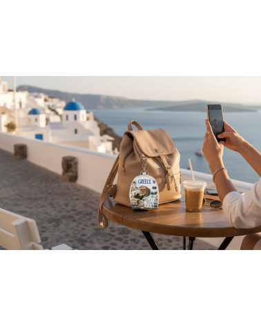 Πορτοφόλι Souvenir μπρελόκ mini - Σετ 10pcs - PVC - Greece - 7*9*4.5cm