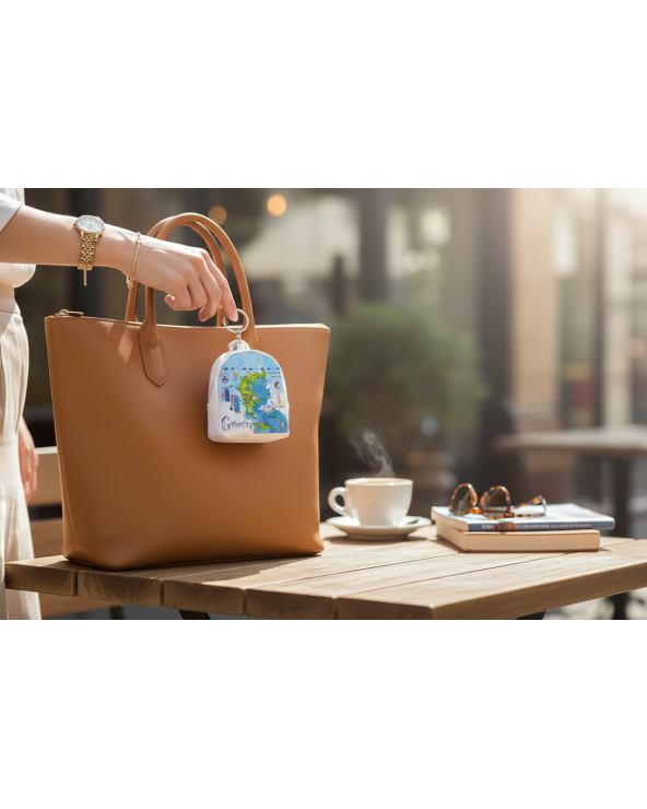 Πορτοφόλι Souvenir μπρελόκ mini - Σετ 10pcs - PVC - Greece - 7*9*4.5cm