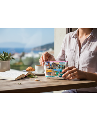 Πορτοφόλι Souvenir μπρελόκ mini - Σετ 10pcs - PVC - Chalkidiki - 11*7*4cm